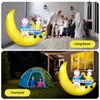 Dawdix 5FT Ramadan & Eid Mubarak Inflatable Decorations with LED
