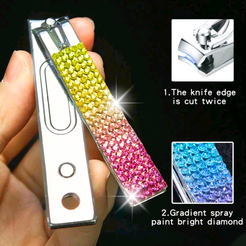 Cute Nail Clippers, Luxury Nail Clippers, Bling, Rhinestones Nails, Nail