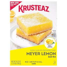 Krusteaz Meyer Lemon Bar Mix, 19.35 - Ounce Box (Pack of 3)