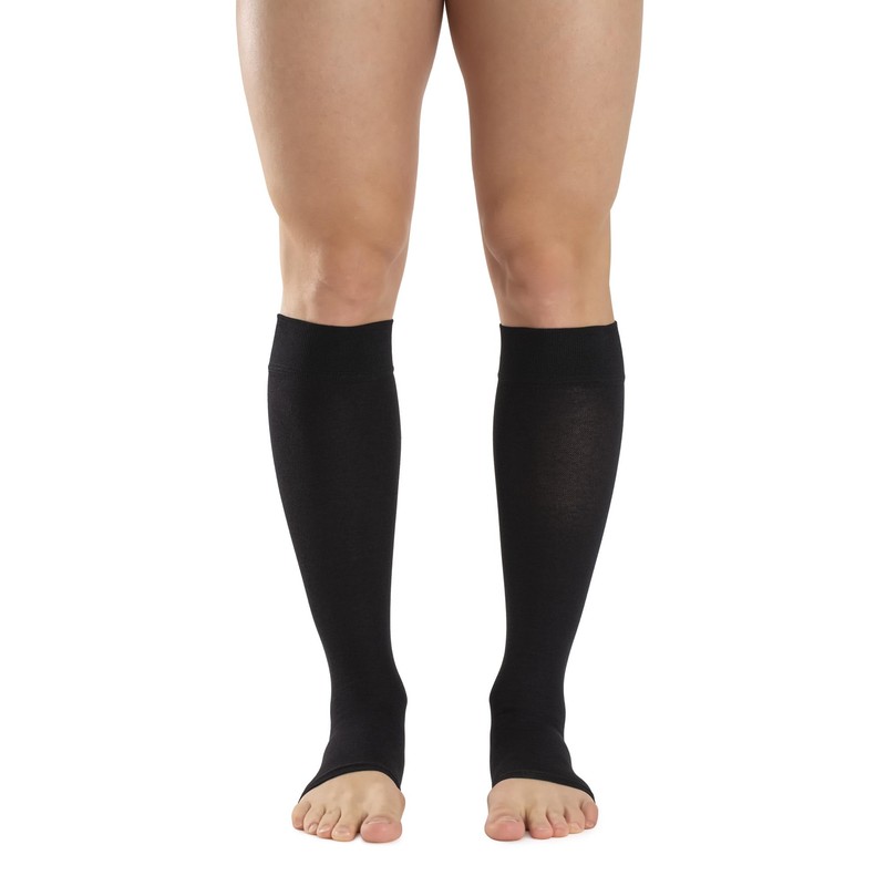 Relaxsan M1050A Knee High Socks Cotton Open Toe 1 -
