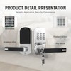 Smart Door Lock, Keyless Door Lock with Keypad, Electronic Automatic