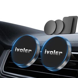 iVoler Universal Car Holder Aluminium Pack of 2, Black