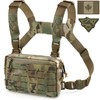 WYNEX Tactical Chest Rig Pack for Men, Running Chest Bag