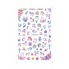 Generic Unicorn Nail Sticker Love Heart Rainbow Stars Ice Cream
