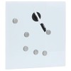 vidaXL White Key Box with Multipurpose Magnetic Board - Powder-Coated