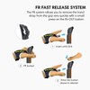 FIZAN Speed Model, Swift Nordic Aluminium Walking Poles, Ultralight Adjustable,