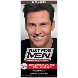Just For Men Colour Shampoo H55 Black 1 Piece (1 Piece)