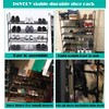IMVELY 4-Tier Shoe Rack Organizer,16-24 Pairs Metal Shoe Rack for