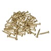 uxcell Small Tiny Brass Nails 2x15mm for DIY Decorative Pictures
