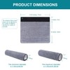 2 Pcs Wheelchair Armrest Pads Covers - Widened Self Adhesive