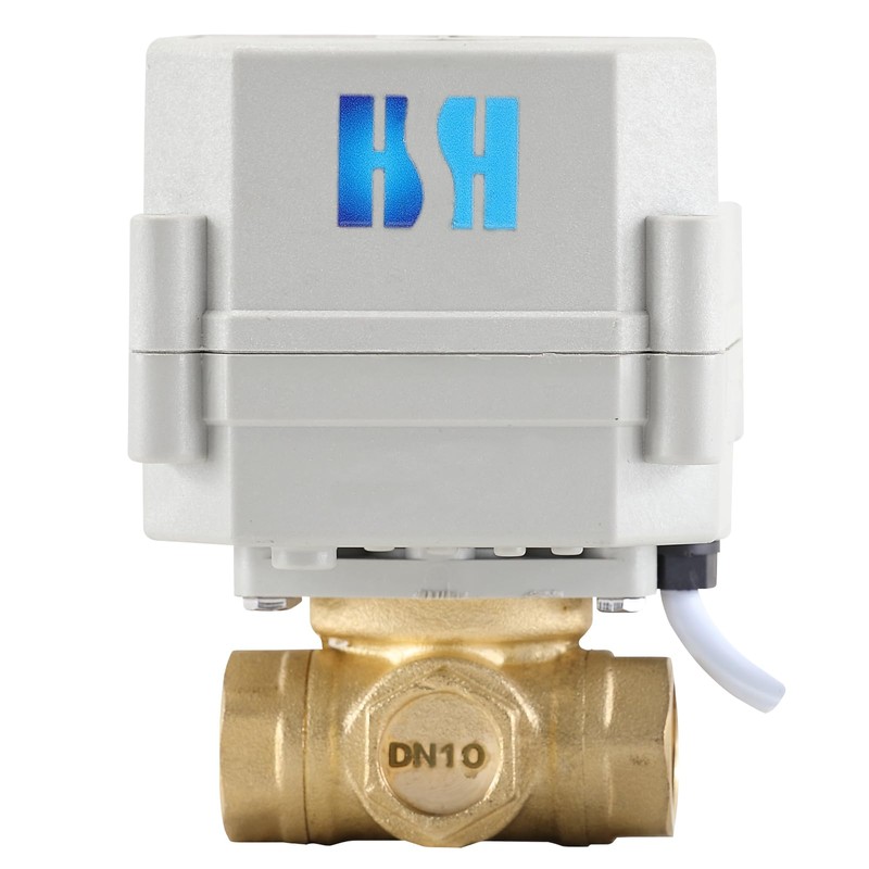 HSH-Flo 3/8" DN10 3 Way 12VDC CR5-01 NPT Brass L