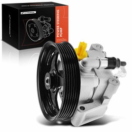 A-Premium Power Steering Pump with Pulley, Compatible with Jaguar XF 2009-2010, XK 2007-2009, XK8 2003-2006, XKR 2003-2009, Super V8 2005-2009, XJ8 & XJR & Vanden Plas 2004-2009, V8 4.2L Engine