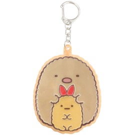 Unique Keychain Sumikko Gurashi Glitter Keychain 2 Unisex Kids, Tonkatsu & Shrimp Tail