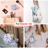 CameCosy Compatible for AirPods 1st&2nd Generation Case with Cute Keychain,