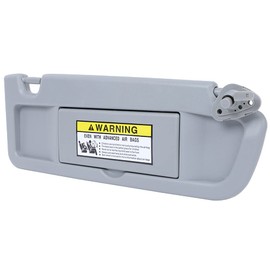 KILOAUTO Clear Gray Right Passenger Side Sun Visor Without Sunroof fit for 2006-2011 for H-onda Civic 83230-SNA-A01ZC