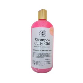 Shampoo para Cabello Rizado - Nutre, Hidrata y Define Rizos - Método Curly Aprobado - Sin Sal, Sulfatos, Siliconas ni Parabenos - Con Linaza, Jojoba, Keratina y Colágeno - 500 ml