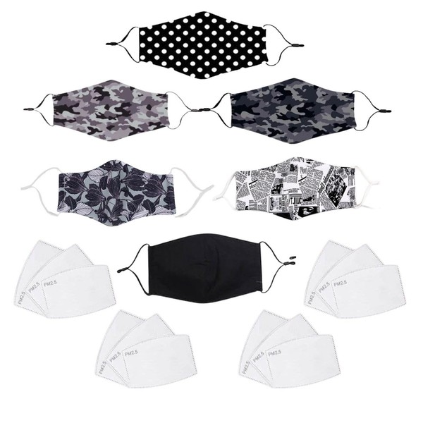 Kawaii Baby Adult Face Mask Reusable Washable with Adjustable Earloops,