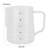 500ml Coffee Milk Cup Thicken Glass Measuring Frothing Cup for