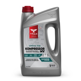 TRIAX Kompressor MV ISO 46 (SAE 20) Full Synthetic Air Compressor Oil  (1 Gal)