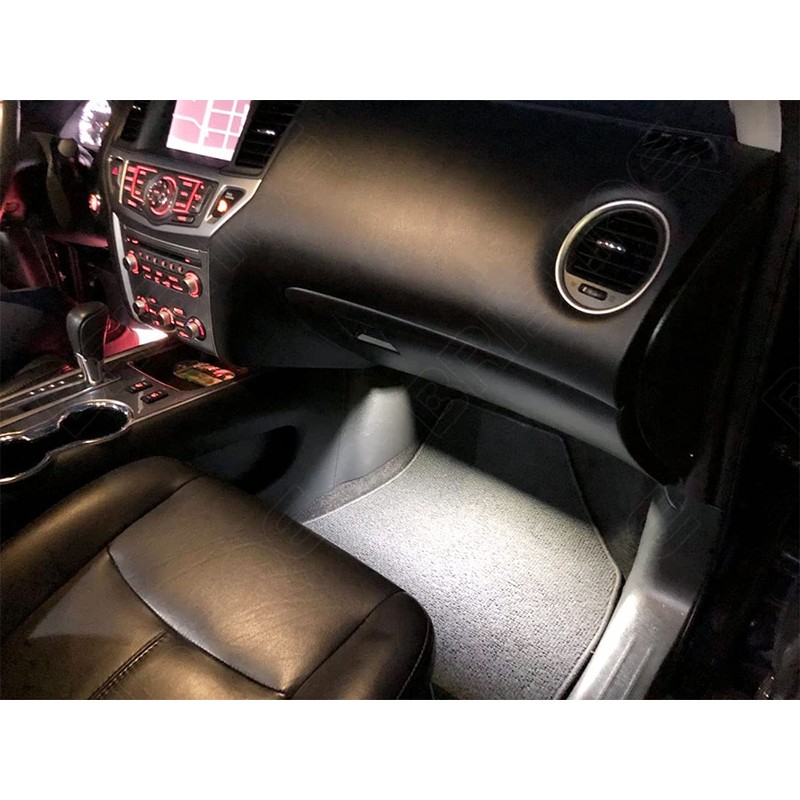 BRISHINE White Interior LED Lights Kit for Nissan Pathfinder 2013
