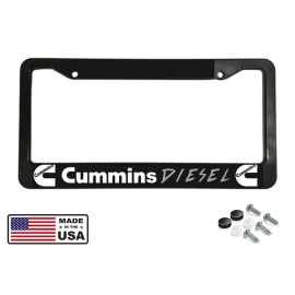 BLVD Cummins Diesel Turbo Truck Off Road 4x4 Mudding Dually Power License Plate Frame