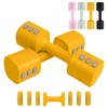 kisnbld Adjustable Dumbbell Set of 2, 4 in 1 Free