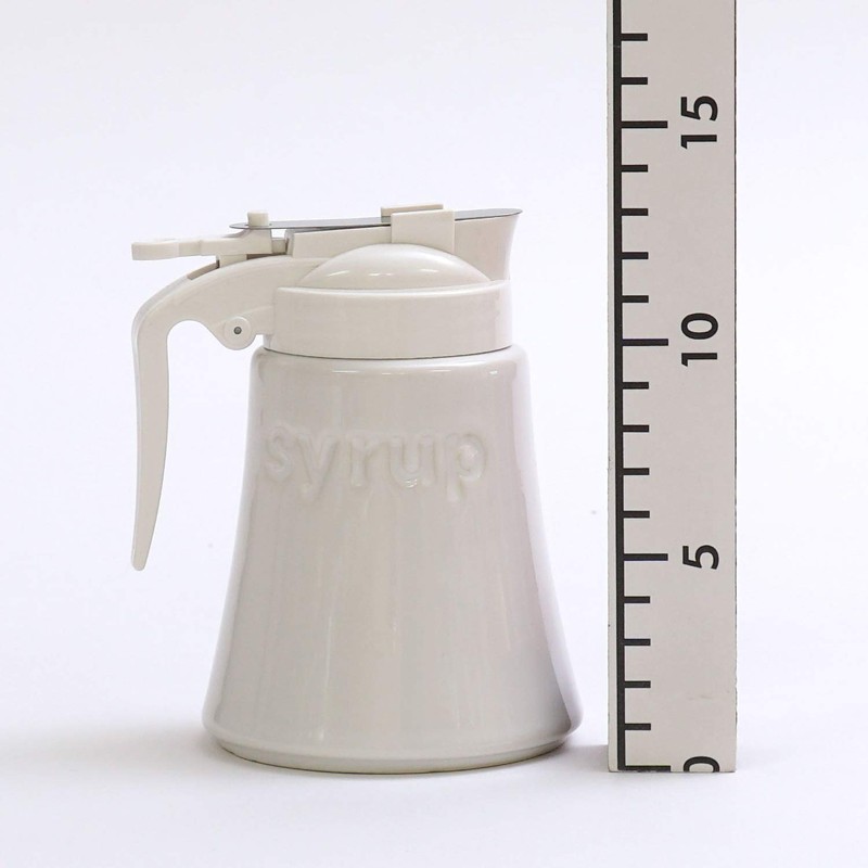 Zero Japan BRM-41 WH Syrup Pot, White, W3.9 x D3.5