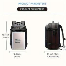 FANJUN-AMTECH vac space backpack，compression backpack for travel，travel vacuum bags for luggage