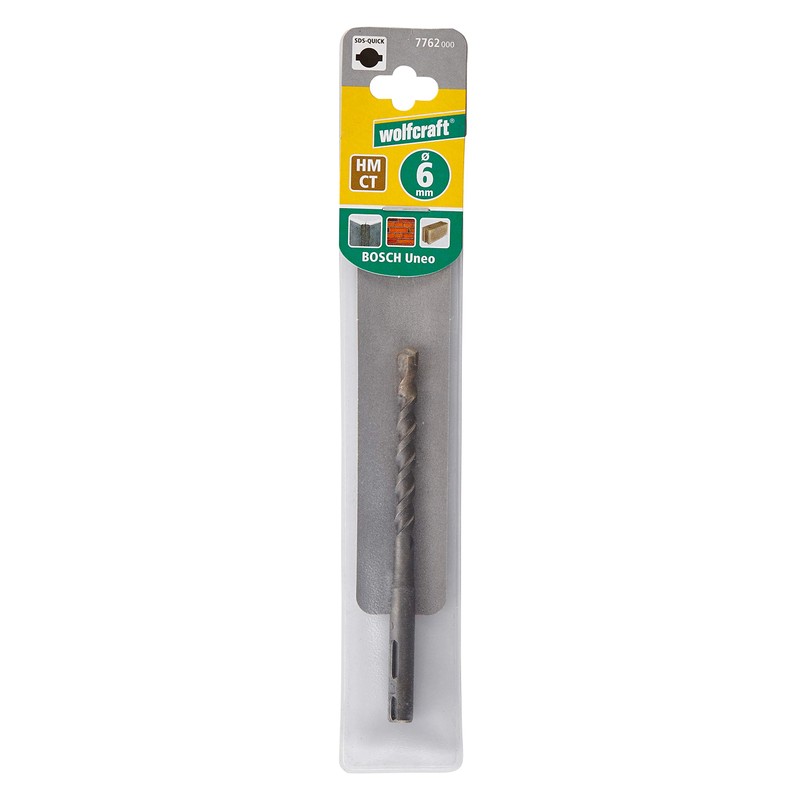 Wolfcraft 7762000 in cartube Concrete Drill Bit Diameter 6 mm