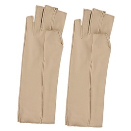 Vaguelly 1 Pair Compression Fingerless Sports Gloves for Men Breathable High Elastic Workout Gloves for Fitness Running and Cycling Provides Wrist Support and Enhanced Grip