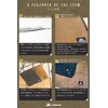concos. Field Luncheon, Extra Thick Waterproof Canvas, Field Rack, Tabletop,