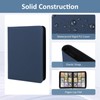 Trading Card Binder 9 Pocket with Zipper, Fvxldcz PU Cover