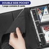 Top Loader Sleeves 4-Pocket Trading Card Storage Refill Binder Pages