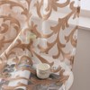 Elegant Beige Sheer Curtains, Light Filtering Voile Drapes, Rod Pocket