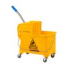 Mind Reader Mobile Heavy Duty Mop Bucket with Upward Press