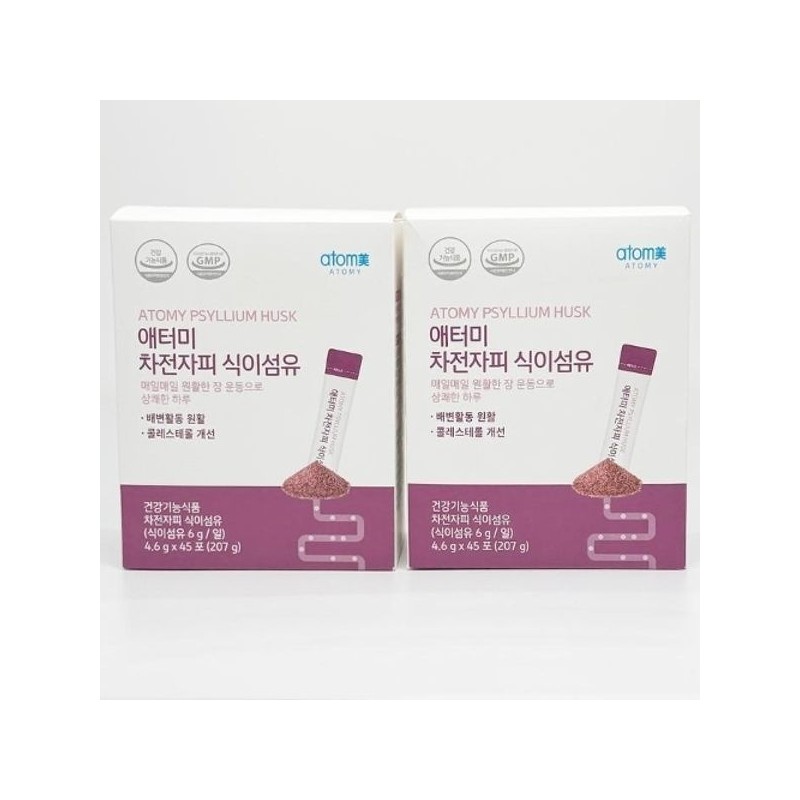 Atomy Psyllium Husk Dietary Fiber 45 packets / 애터미 차전자피