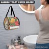 GLENLCWE Easter Rabbit Tulip Hanging Toilet Paper Holder Roll Paper