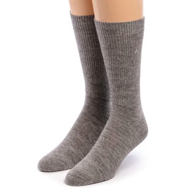 WARRIOR ALPACA SOCKS - Premium Baby Alpaca Wool Dress Socks For Men and Women(Smoke Medium)