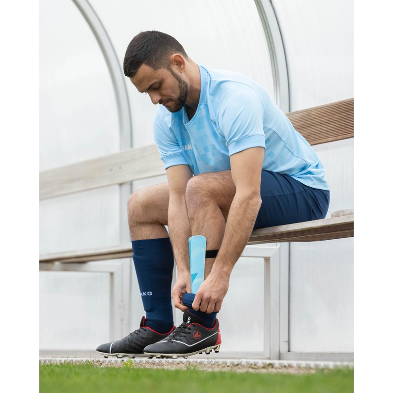 JAKO Unisex River Basic Shin Pads, Black, L