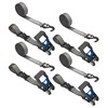 Secure Tite Ratchet Straps 4-Pack – 1-1/2” x 20’ Ratcheting