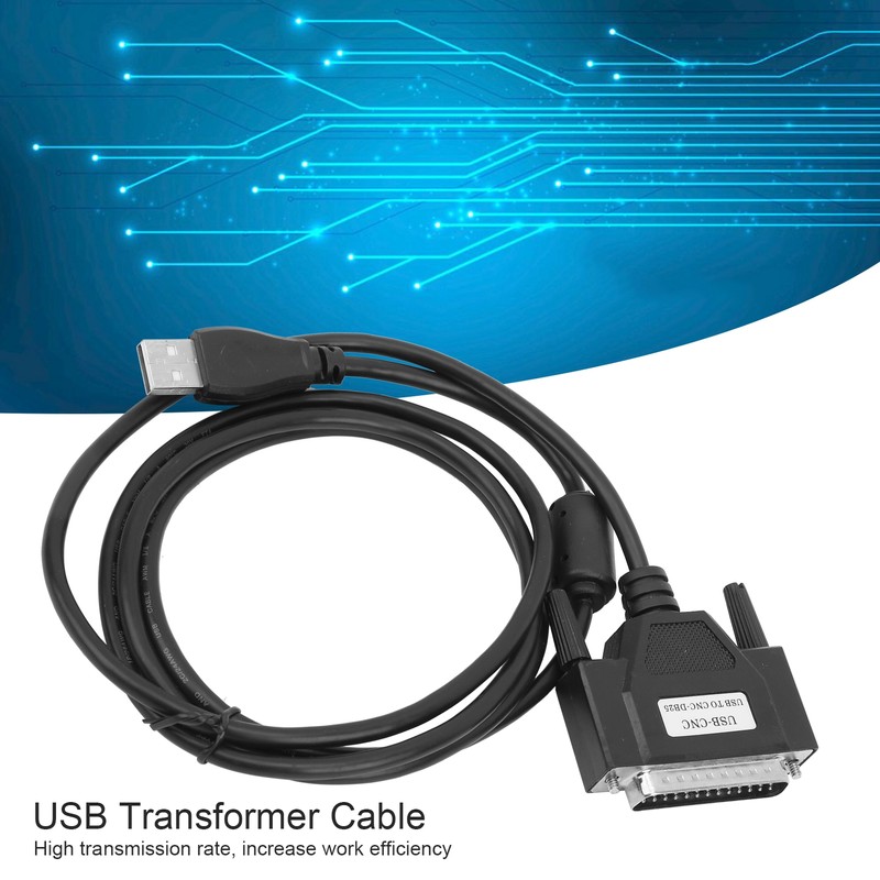 CNC‑USB Adapter Cable to Parallel Converter Transformer Computer Network Connectors