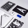 Design Letters Buchstaben Notizbuch A5 A-Z Schwarz | Nutzen Sie