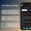 Digital Voice Recorder with APP for AI Voice-to-Text Transcription, GPT-4o