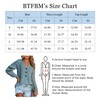 BTFBM Long Sleeve V Neck Button Down Sweater Solid Color