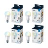 WiZ 60W A19 Frosted WiFi Tunable White - 4 Pack