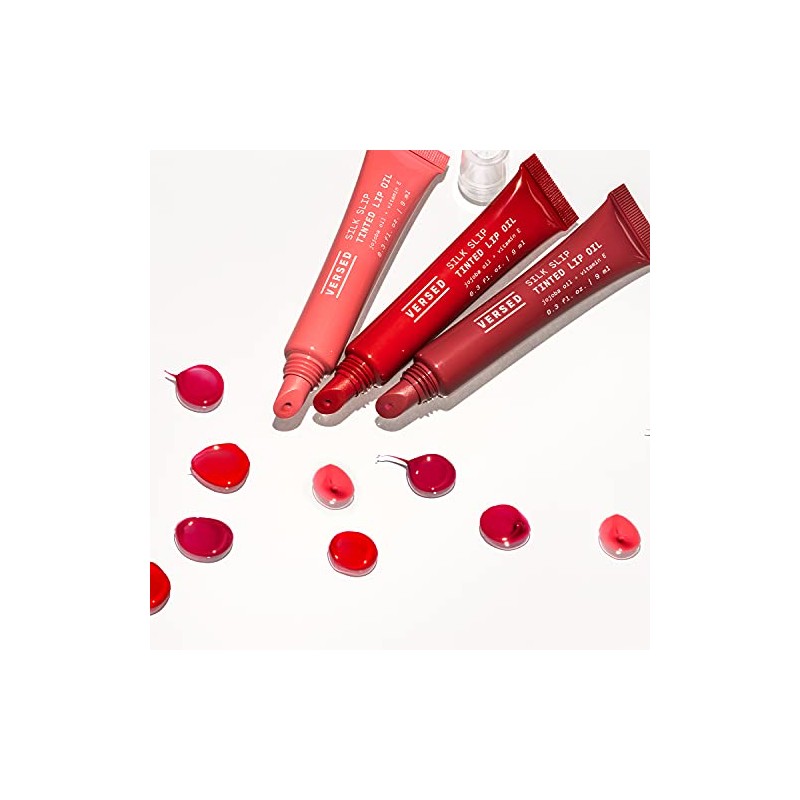 Versed- Aceite labial teñido Silk Slip, higo - Tinte labial