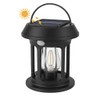 Solar Outdoor LED Lantern with Motion Sensor, Portable Hanging Light,
