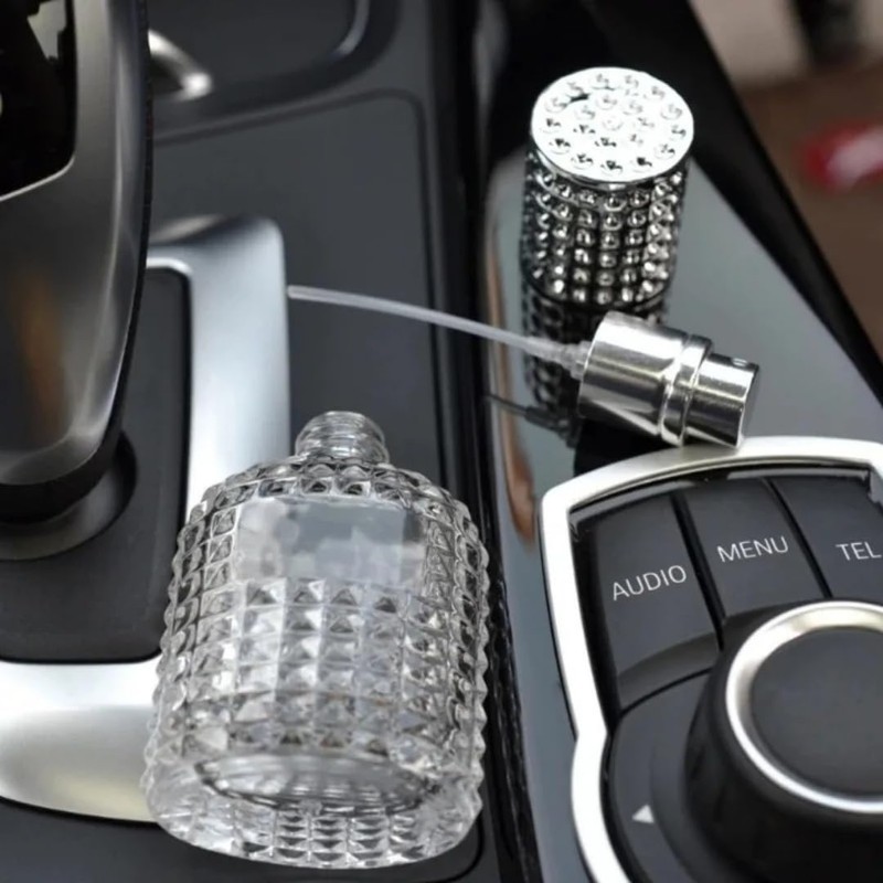 Coolboyer Travel Bottle, Empty Refillable Glass Perfume Atomizer with Spray