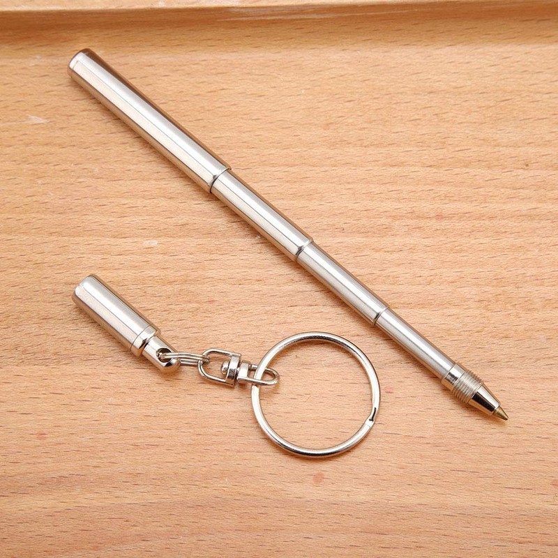 2 en 1 Extensible Pluma de Anillo Multifuncional Pluma Portátil