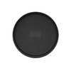 Tusco Products TR22BK Round Tray Planter Saucer, 22", Black